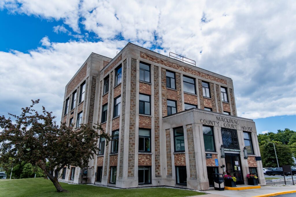 Mackinac County Court exterior