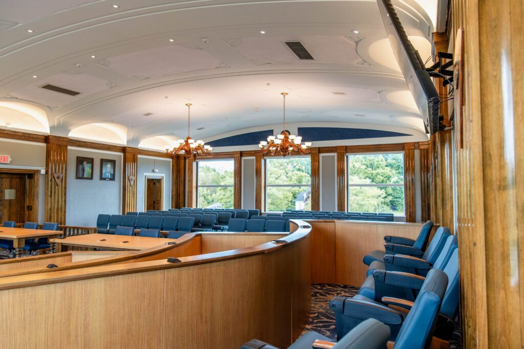 Mackinac County Court interior