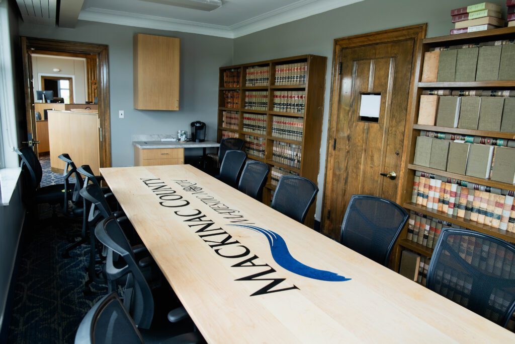 Mackinac County Court interior