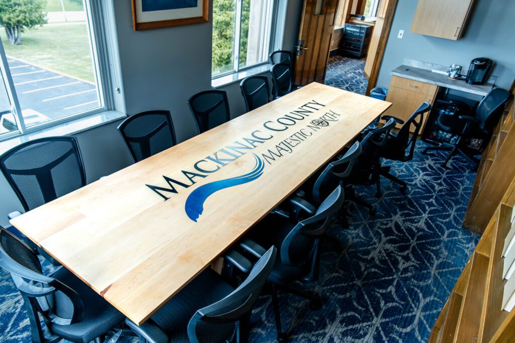 Mackinac County Court interior