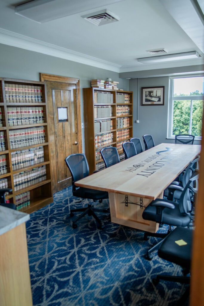 Mackinac County Court interior