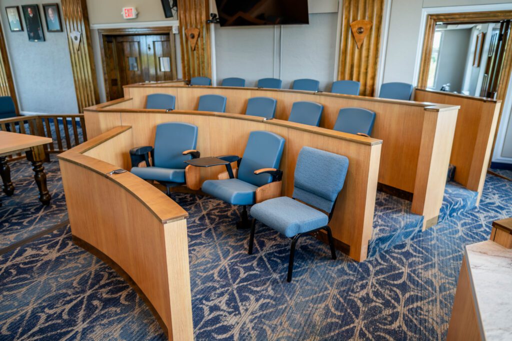 Mackinac County Court interior
